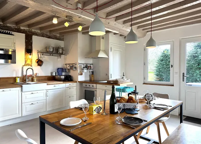 Maison Xviiie Avec Vue Panoramique Exceptionnelle - 12 Pers Au Coeur Du Pays D'auge *