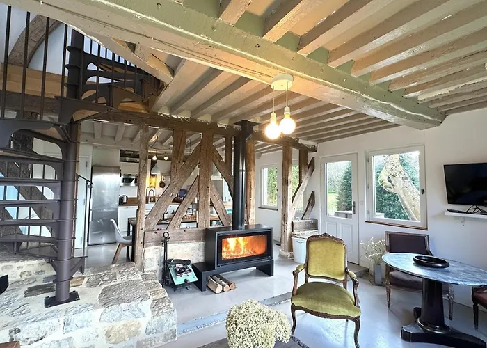 Maison Xviiie Avec Vue Panoramique Exceptionnelle - 12 Pers Au Coeur Du Pays D'auge