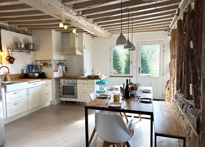 بيت للعطل Maison Xviiie Avec Vue Panoramique Exceptionnelle - 12 Pers Au Coeur Du Pays D'auge