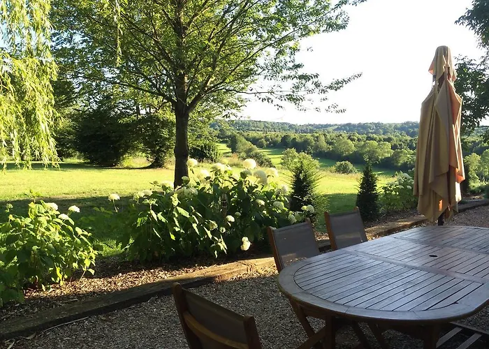 Maison Xviiie Avec Vue Panoramique Exceptionnelle - 12 Pers Au Coeur Du Pays D'auge * Le Renouard